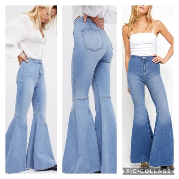Free People Denim - NEW Free People JUST FLOAT ON FLARE 29